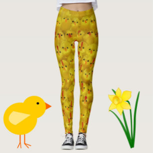 Påsk Leggings i Chick Hett