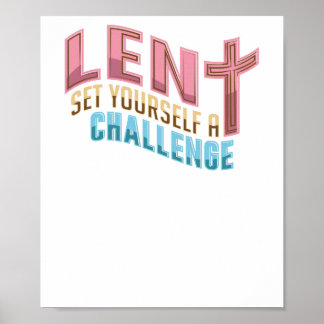 Påsk Lent Set YouPerself a Challange Poster