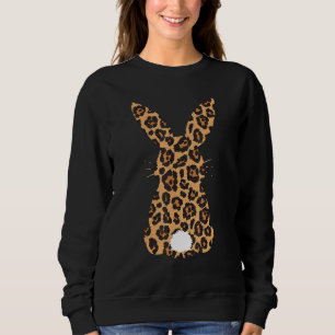 Påsk Leopard Bunny Rabbit Handflatan Söndag Girls T Shirt
