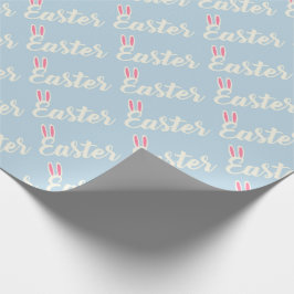 Påsk Lettering med Bunny Öron Presentpapper