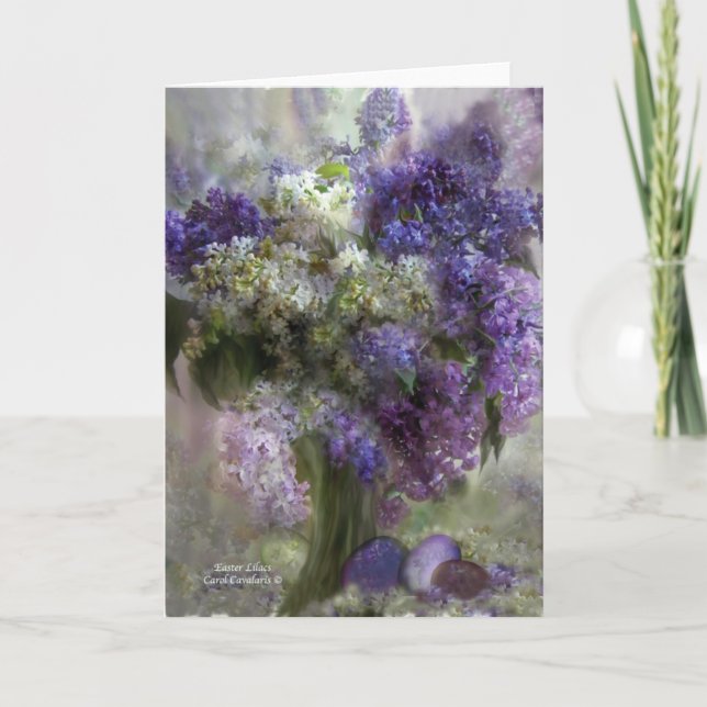 Påsk Lilacs-kort Helgkort (Framsida)