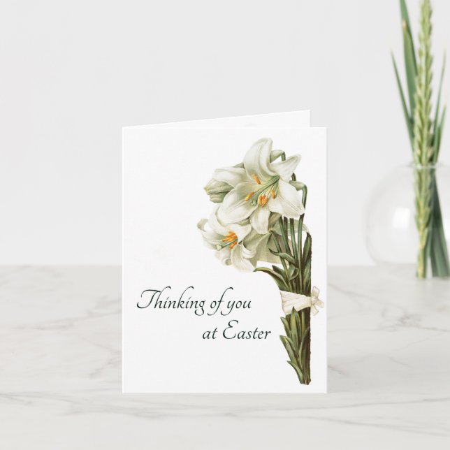 Påsk Lilies Helgkort (Framsida)