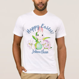 Påsk Lilies & Sweet Bunnies T Shirt