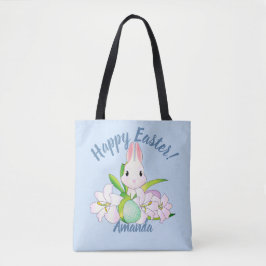 Påsk Lilies & Sweet Bunnies Tygkasse