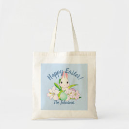 Påsk Lilies & Sweet Bunnies Tygkasse