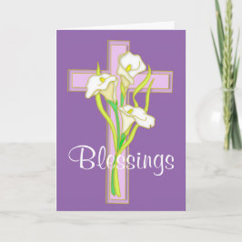 Påsk Lily Blessings Helgkort