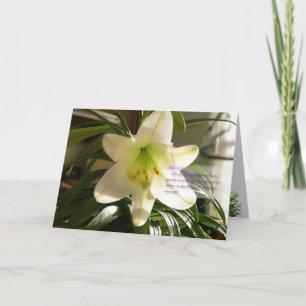 Påsk Lily Card Helgkort