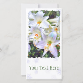 Påsk lily [Flat Guide Card] 案 内 状 Meddelande