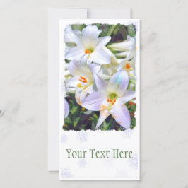 Påsk lily [Flat Guide Card] 案 内 状 Meddelande