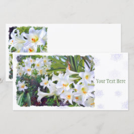 Påsk lily [Flat Guide Card] 案 内 状 Meddelande