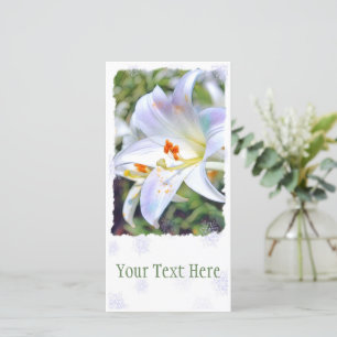 Påsk lily [Flat Guide Card] 案 内 状 Meddelande