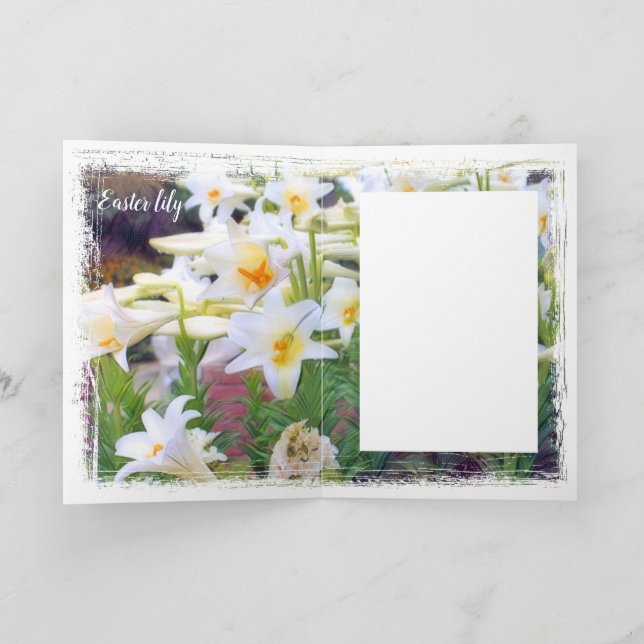 Påsk lily [hälsningskort] カ ー kort (Inuti)