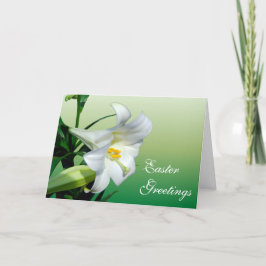 Påsk Lily Helgkort