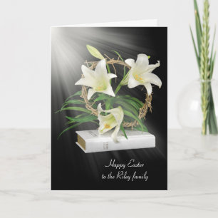 Påsk Lily Light Helgkort
