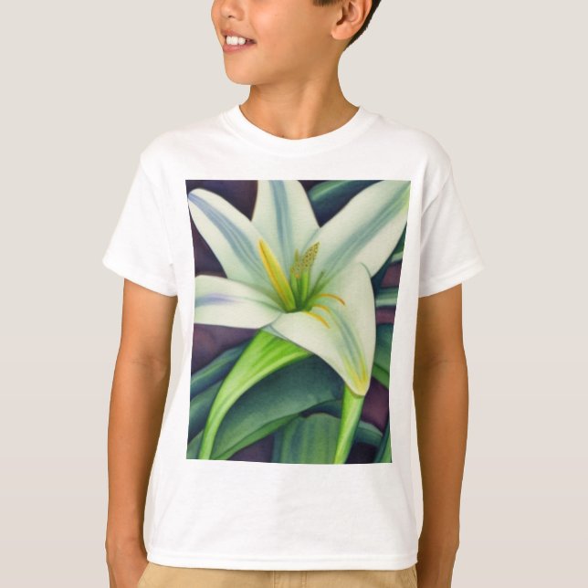 Påsk Lily T Shirt (Framsida)