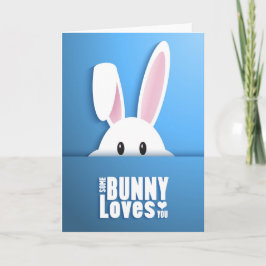 Påsk - lite Bunny Kärlek You Helgkort