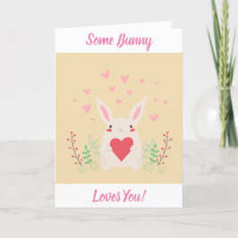 Påsk lite Kärlek du Cute Hearts Helgkort