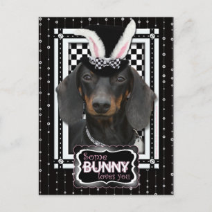 Påsk - lite Kärlek du - Dachshund Helg Vykort