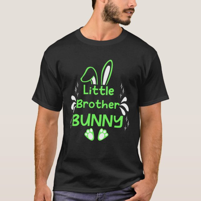 Påsk Little Brother Bunny Brother Rabbit Kids Bo T Shirt (Framsida)