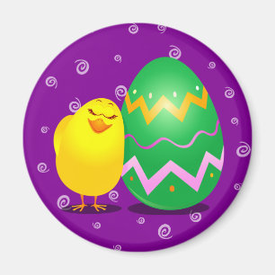 Påsk lustig chick, magnet