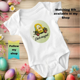 Påsk Magnet Barn Kyckling T Shirt