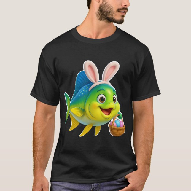 Påsk Mahi Mahi T Shirt (Framsida)