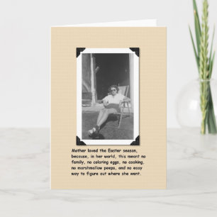 Påsk Mamma Helgkort