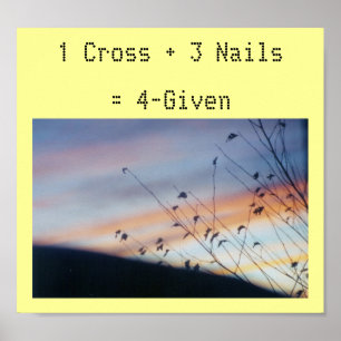 Påsk Math - skriv ut Poster