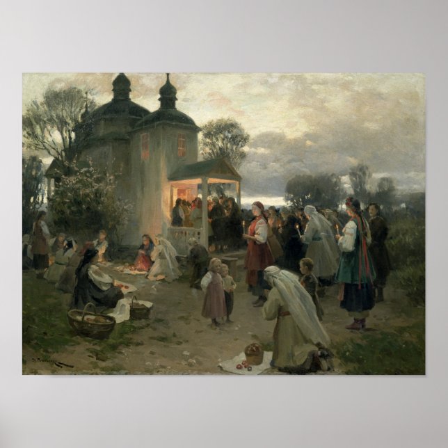 Påsk Matins Poster (Framsidan)