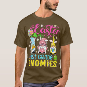 Påsk med min första Klass Gnomies Funny Teacher Gn T Shirt