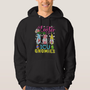 Påsk med min Icu Gnomies Nurse Gnome Påsk Day Hoodie