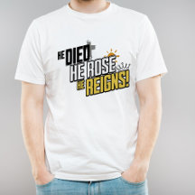 Påsk-meddelande - han dog, Ro, han Reigns