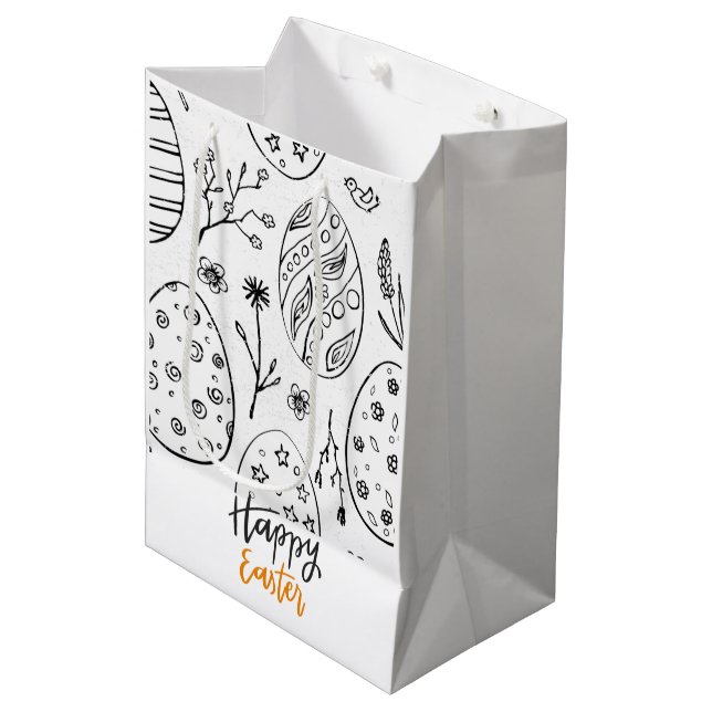 Påsk Medium Gift Bag (Framsidan Vinklad)
