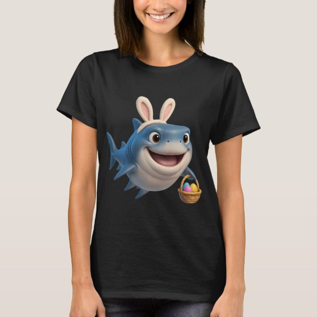 Påsk Megamouth-haj T Shirt (Framsida)