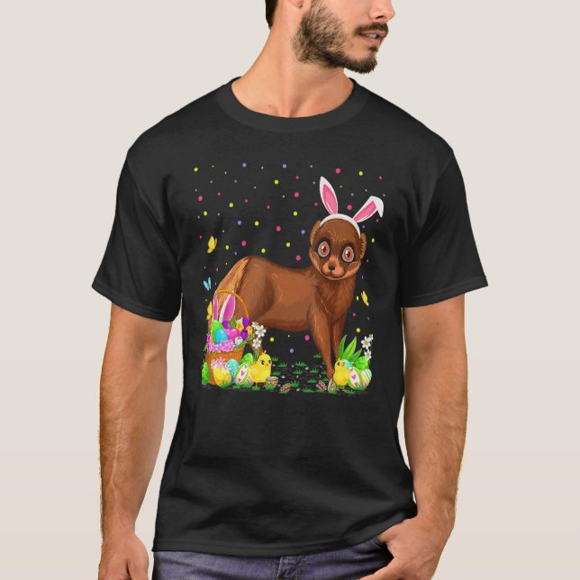 Påsk Mink Bunny Egg Hunting Mink Påsk Söndag T Shirt (Framsida)