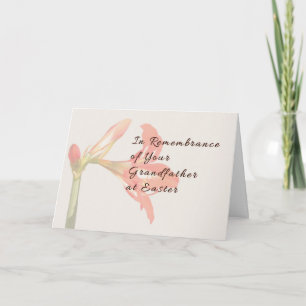 Påsk minneskort för farfar helgkort