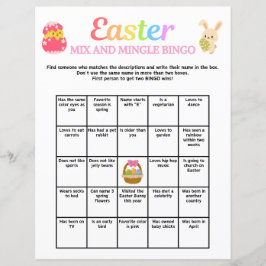 Påsk Mix och Mingle Bingo