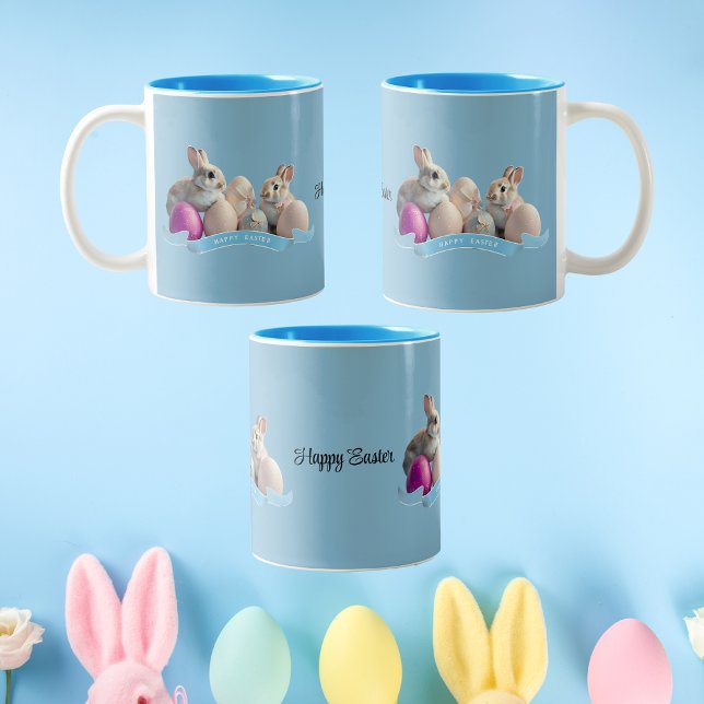 Påsk Mugg två kanter och Påskägg (Skapare uppladdad)