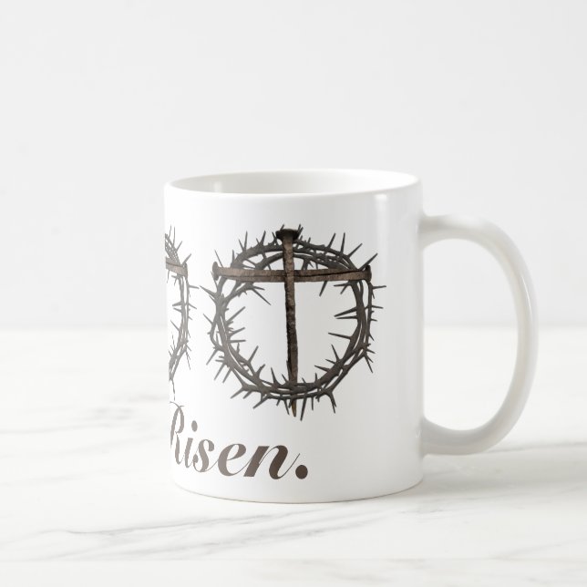 PÅSK NAGEL OCH KRONA AV HOT KAFFEMUGG (Höger)