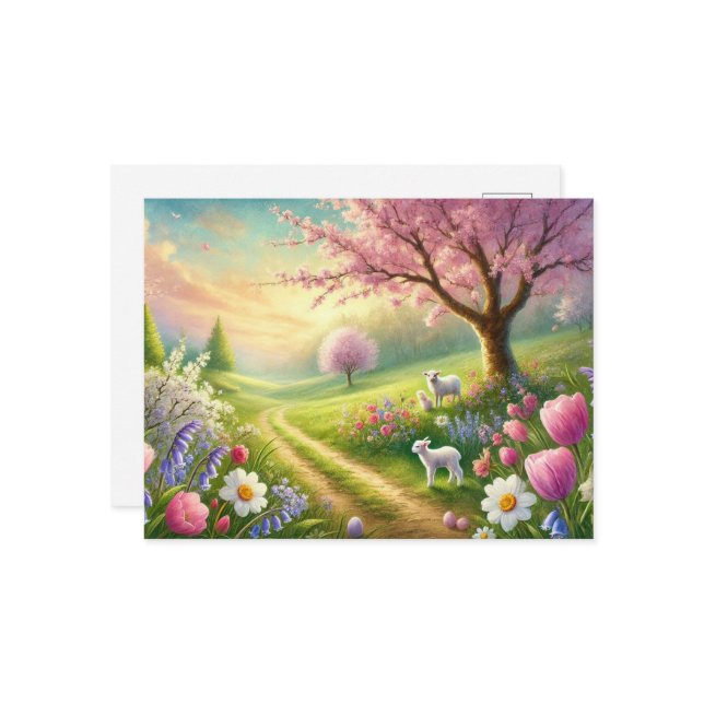 Påsk Nature Vykort (Fram/Back In Situ)