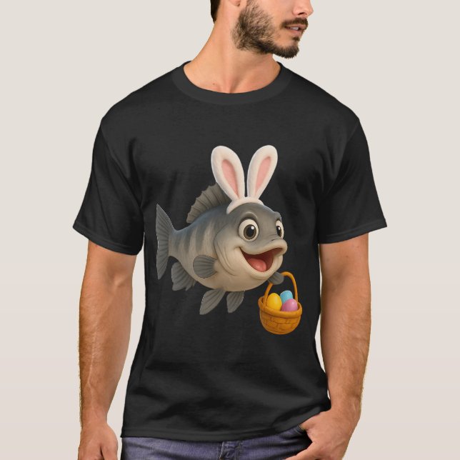 Påsk Nilabborre T Shirt (Framsida)