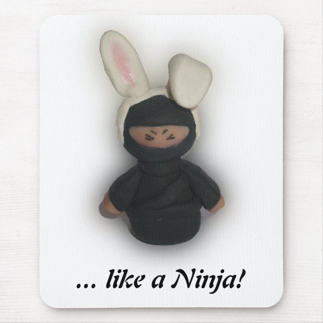 Påsk Ninja Musmatta (Framsidan)