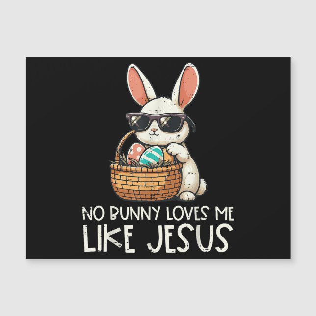 Påsk No Bunny Kärlek mig som Jesus Christian (Framsida)