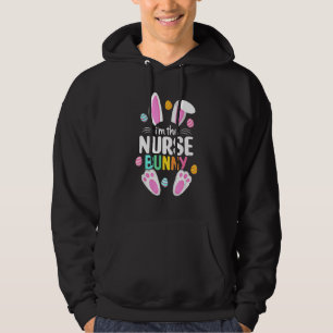 Påsk Nurse Bunny Öron Nursing Påskägg Stethos Hoodie