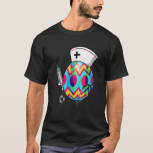 Påsk Nurse RN Basket Eggs T Shirt Manar Women Kids