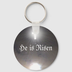 Påsk Nyckelring Han är Risen Light Stream Kor