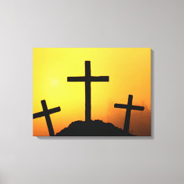 Påsk och Handflatan Söndag Kor och Scenes Canvastryck