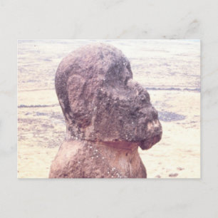 Påsk ön Moai Sculpture Vykort