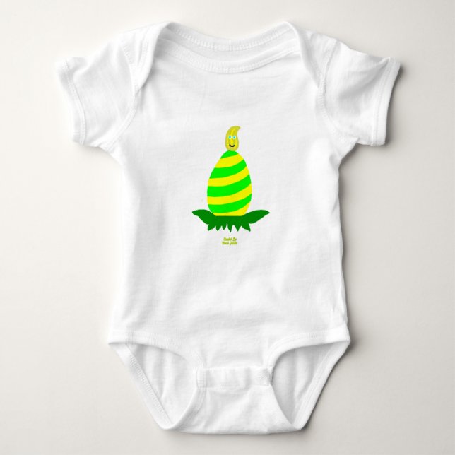 Påsk Önskemål Baby Jersey Bodykostym T Shirt (Framsida)