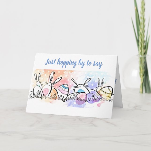 ***PÅSK ÖNSKEMÅL*** FRÅN CUTE PÅSK EGSS FÖR DIG HELGKORT (Framsida)